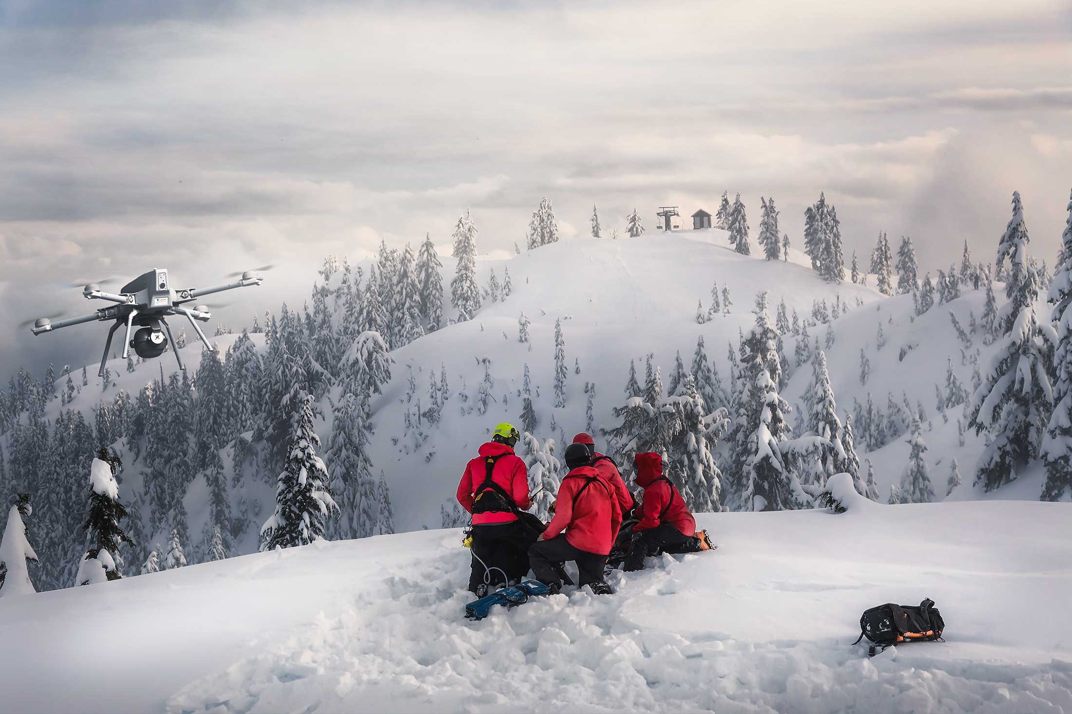 Siralab X4 droni tattici soccorso